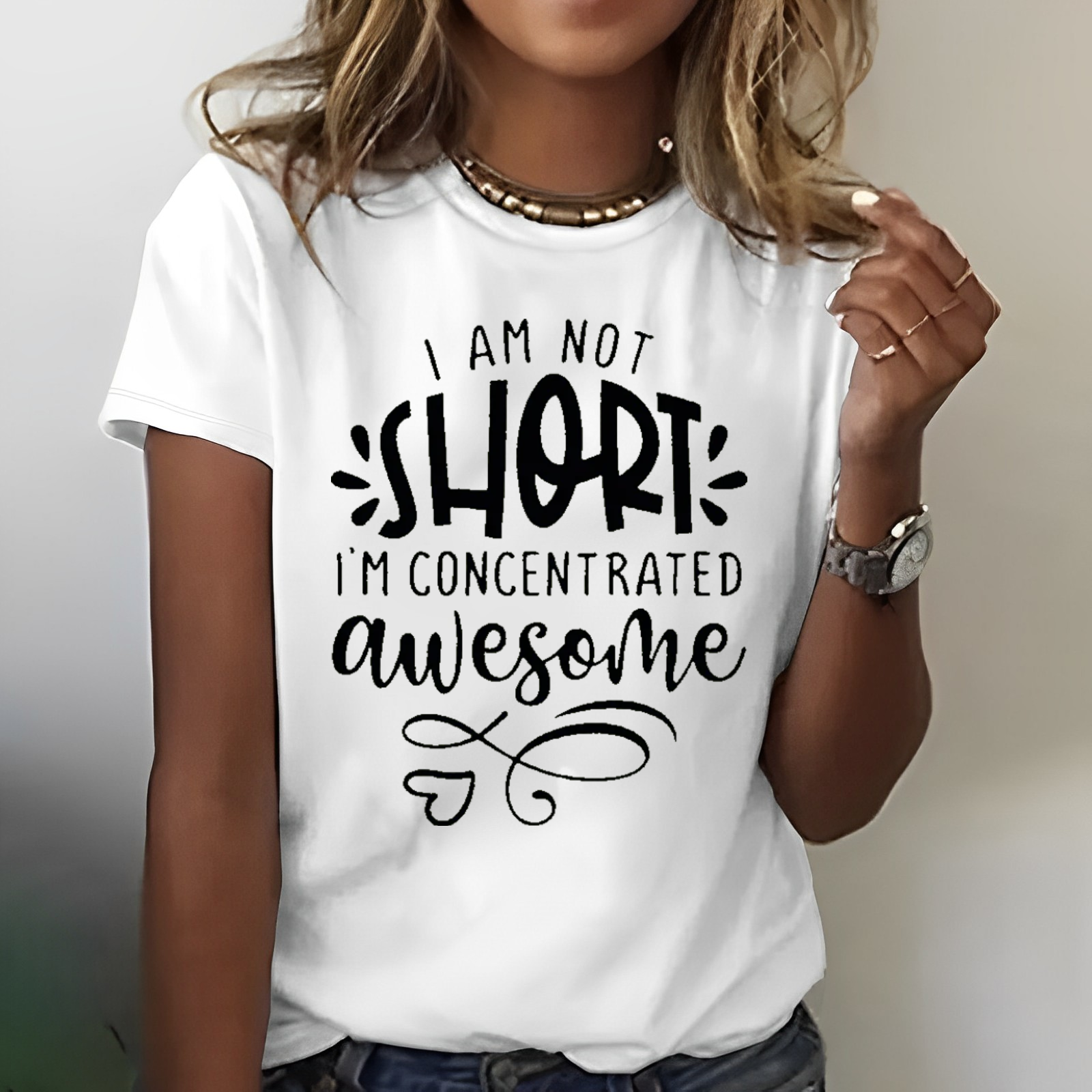 I Am Not Short I'm Concentrated Awesome T-shirt