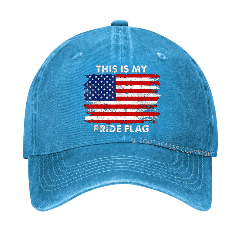 This Is My Pride Flag USA Flag Print Hat