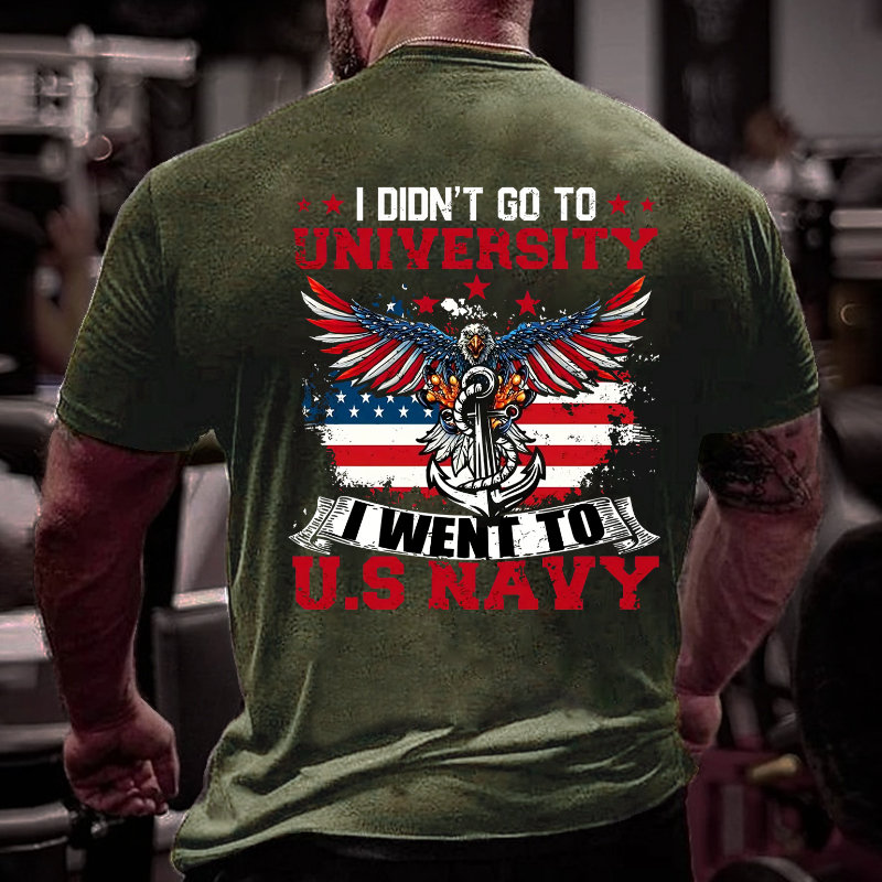 I Didn't Go To University I Went To U.S Rayy T-shirt