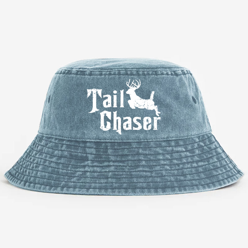 Tail Chaser Funny Hunting Bucket Hat