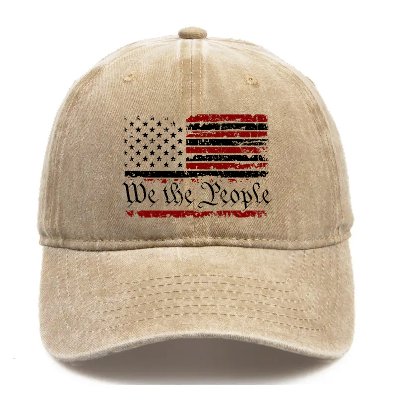 We The People American Flag Hat
