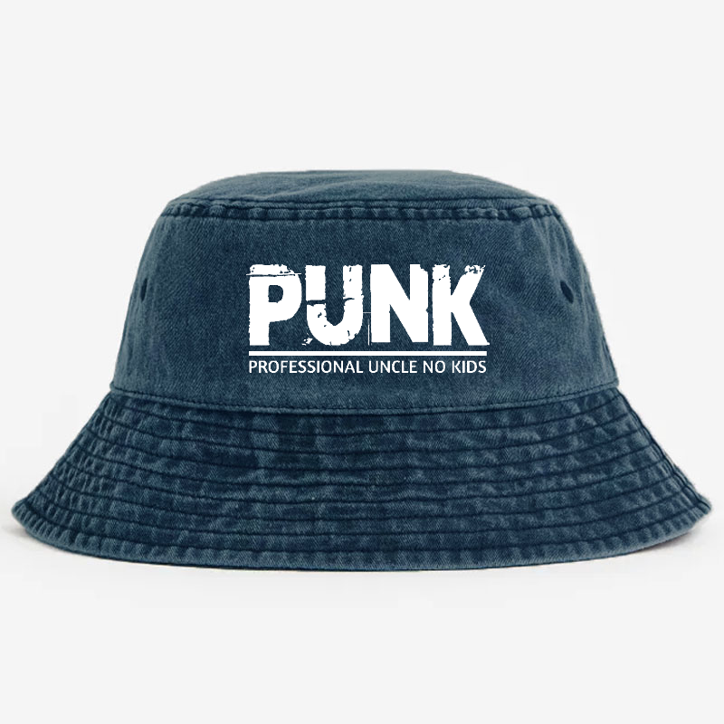 PUNK Professional Uncle No Kids Funny Family Bucket Hat