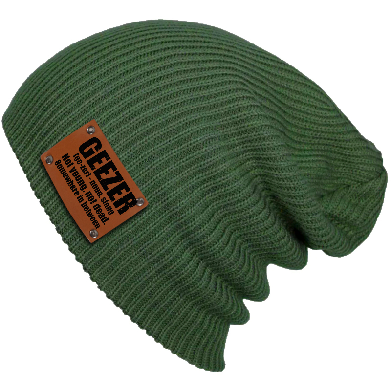 Geezer Not Young Not Dead Somewhere In Between Beanie
