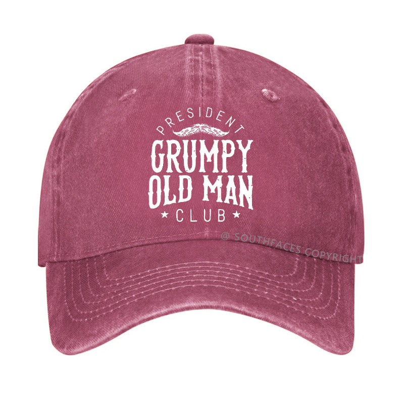 PRESIDENT GRUMPY OLD MAN CLUB Hat