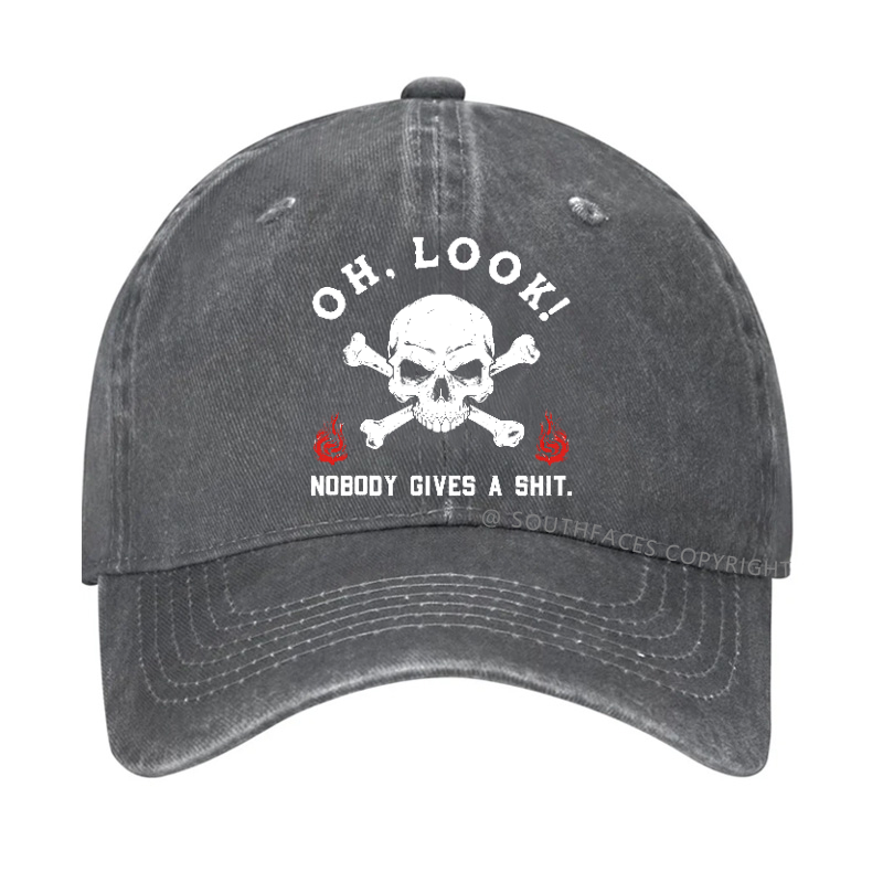 Personalized "Oh Look Nobody Gives A Shit" Hat
