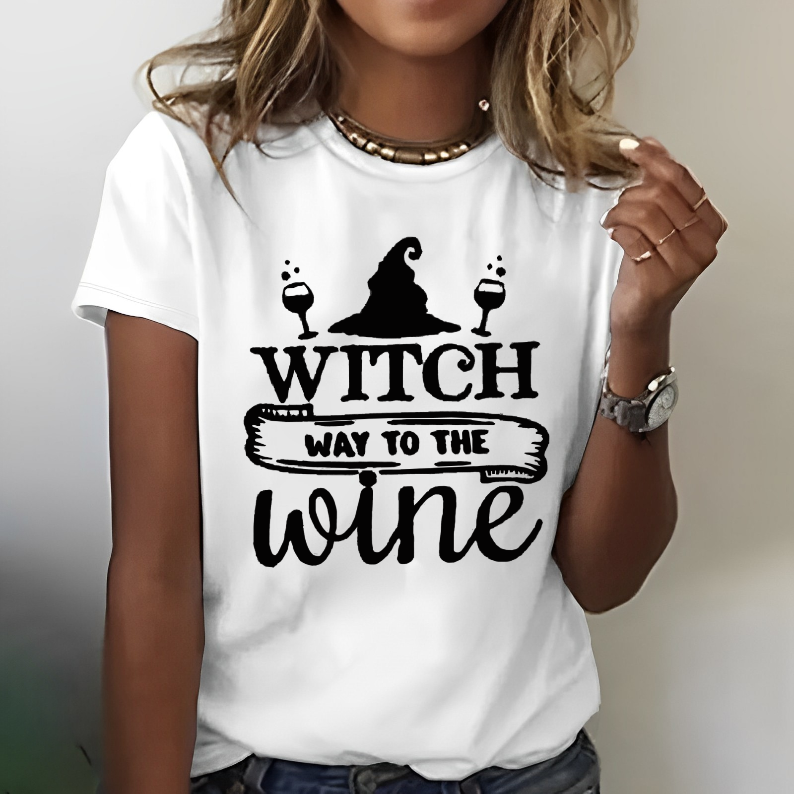 Witch Way To The Wine T-shirt