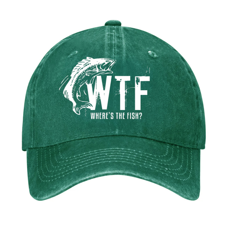 WTF Wheres The Fish Funny Hat