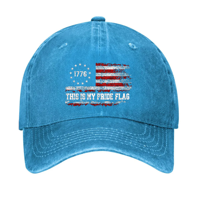 This Is My Pride Flag 1776 Star Flag Print Hat