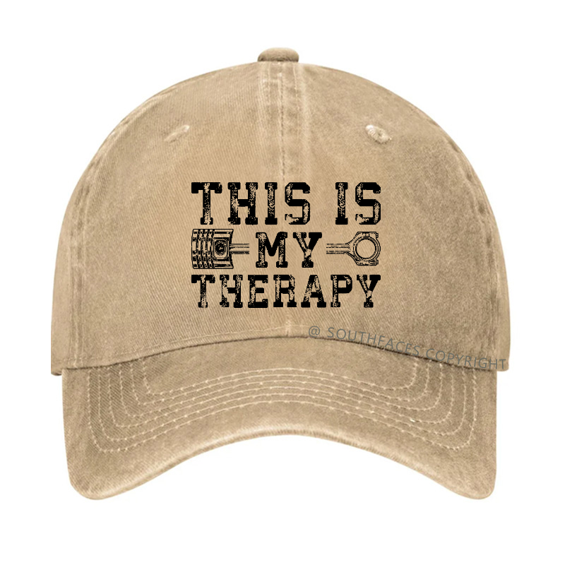 This Is My Therapy Funny Tools Print Gift Hat