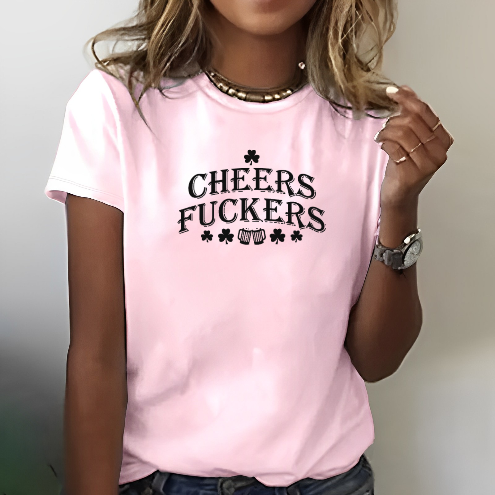 CheersFuckers women T-shirt