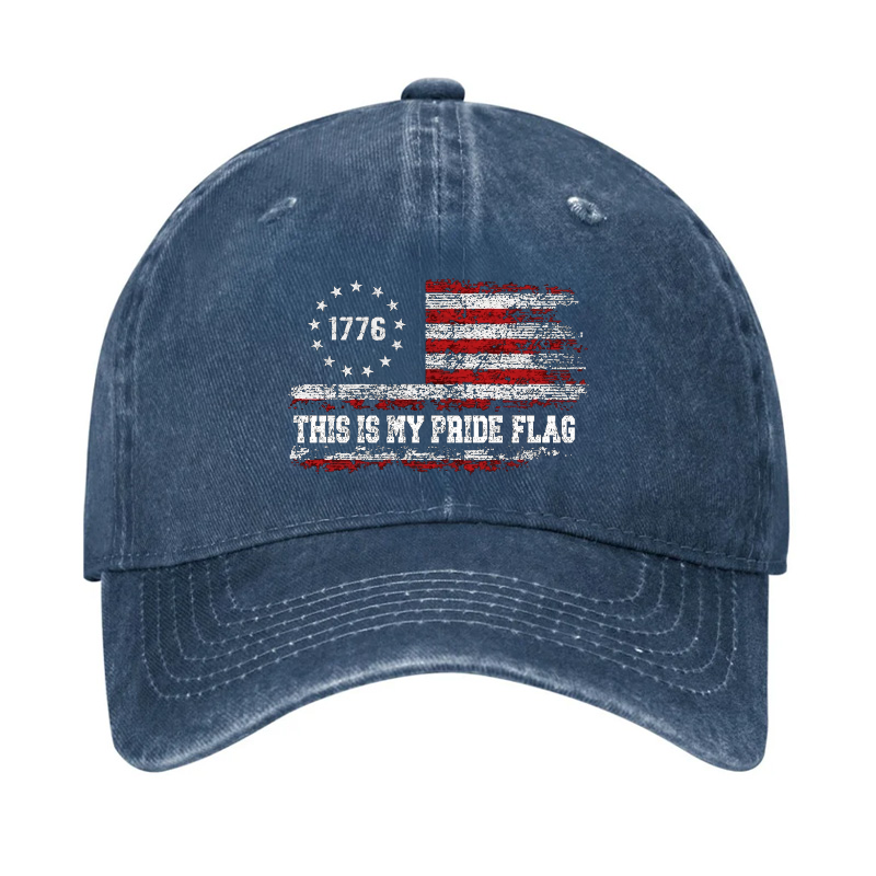 This Is My Pride Flag 1776 Star Flag Print Hat