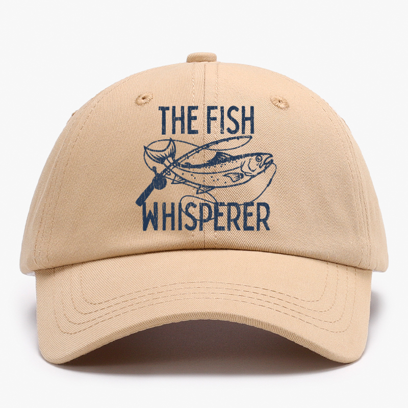 The Fish Whisperer Funny Fishing Baseball Hat