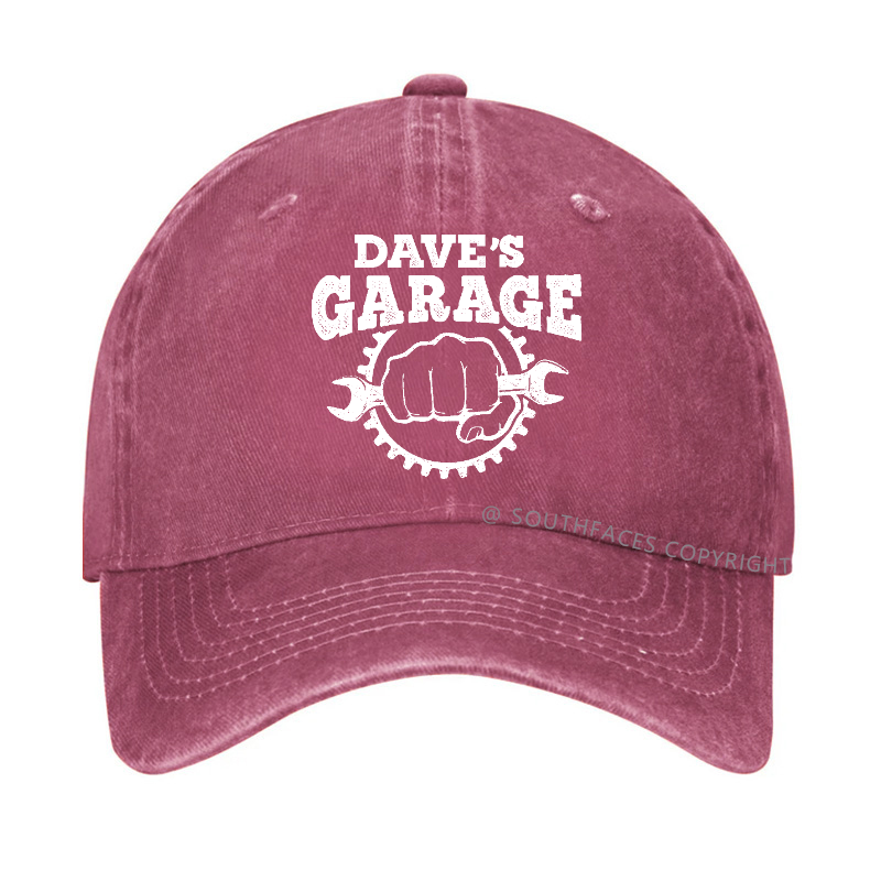 Dave's Garage Funny Custom Baseball Hat
