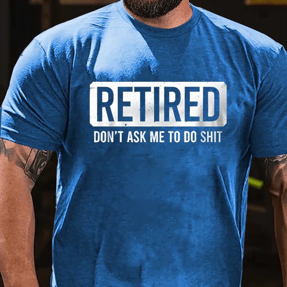 Mens Retirement Funny T-Shirt