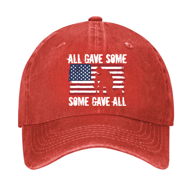 All Gave Some Some Gave All Patriotic Hat