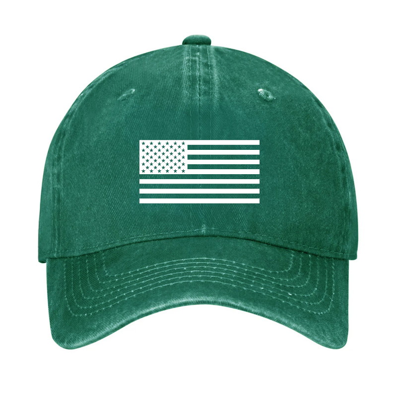 Classic American Flag Print For Men Hat