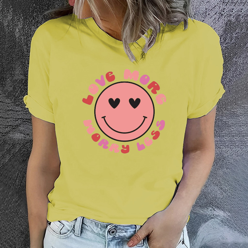 Love More Worry Less Women T-shirt