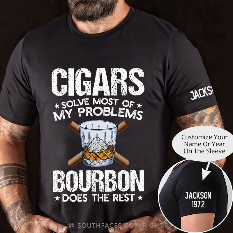 Cigars Solve Most Of My Problems T-shirt