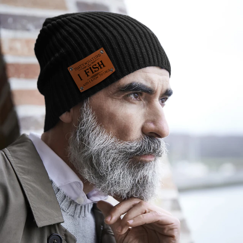 That's What I Do I Fish And I Know Things Beanie