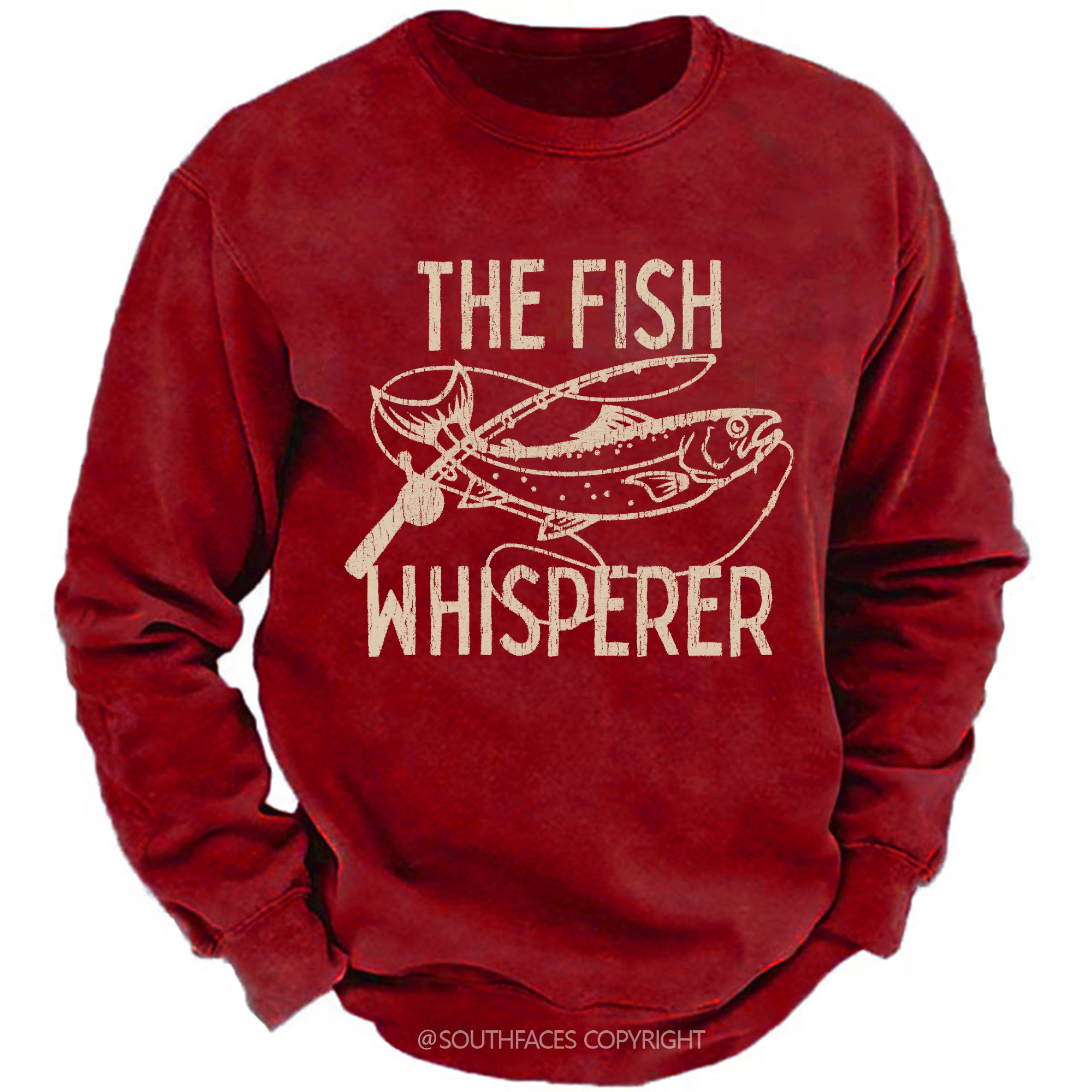 The Fish Whisperer Funny Fishing Sweatshirt