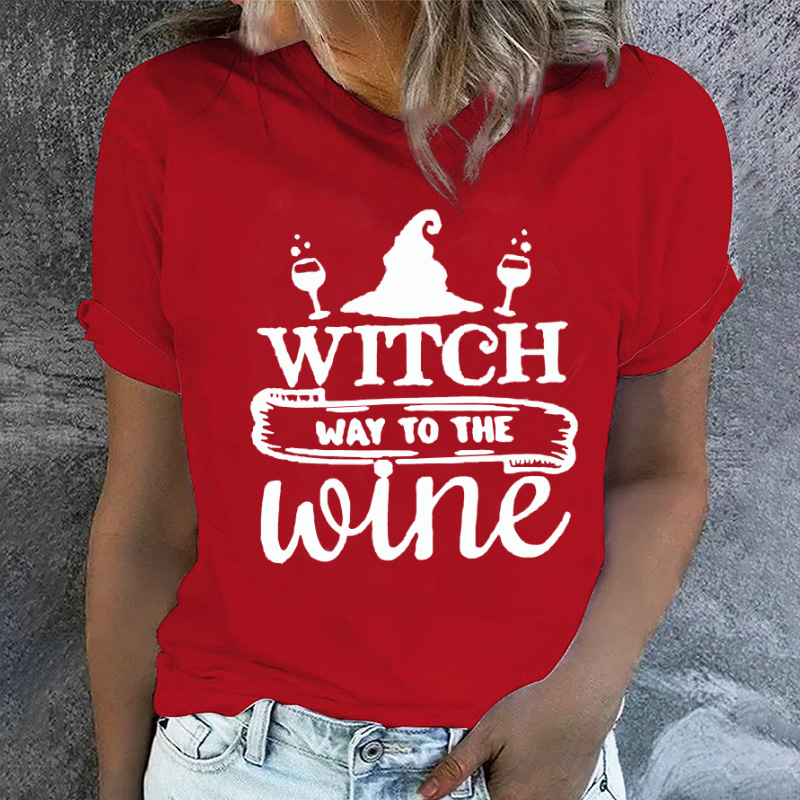 Witch Way To The Wine T-shirt