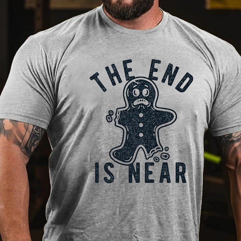 The End is Near Funny Christmas Gingerbread Cookie T-shirt