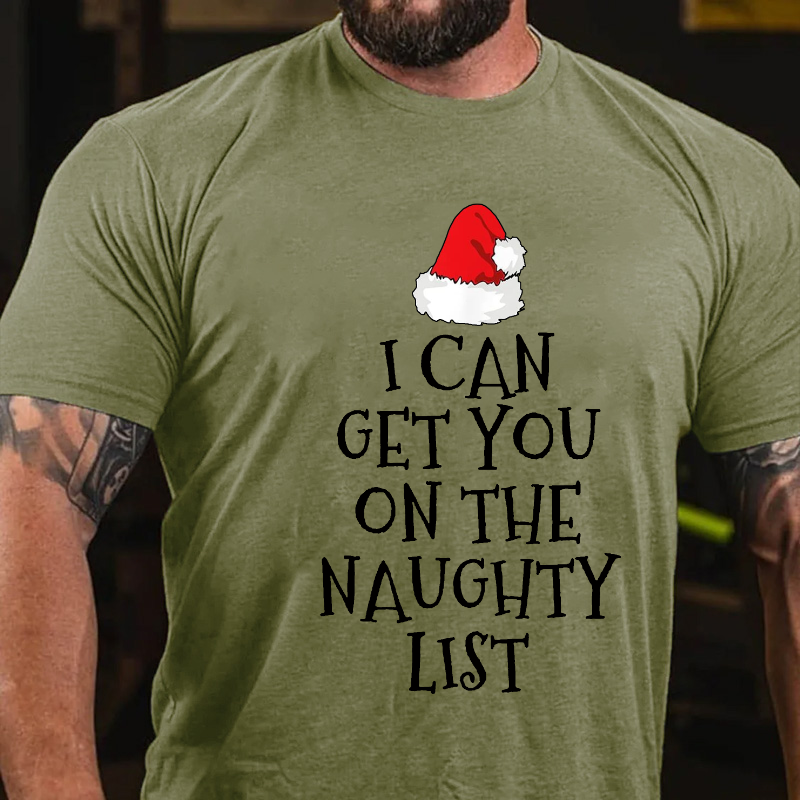 I Can Get You On The Naughty List Funny Christmas T-shirt