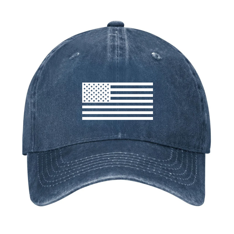 Classic American Flag Print For Men Hat