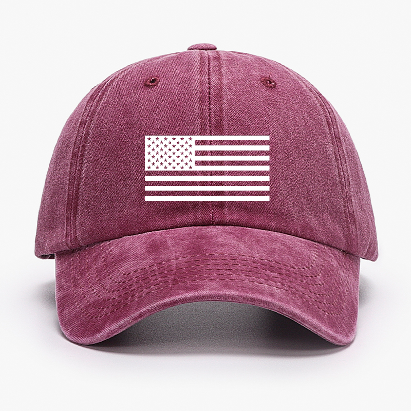 Classic American Flag Print For Men Hat