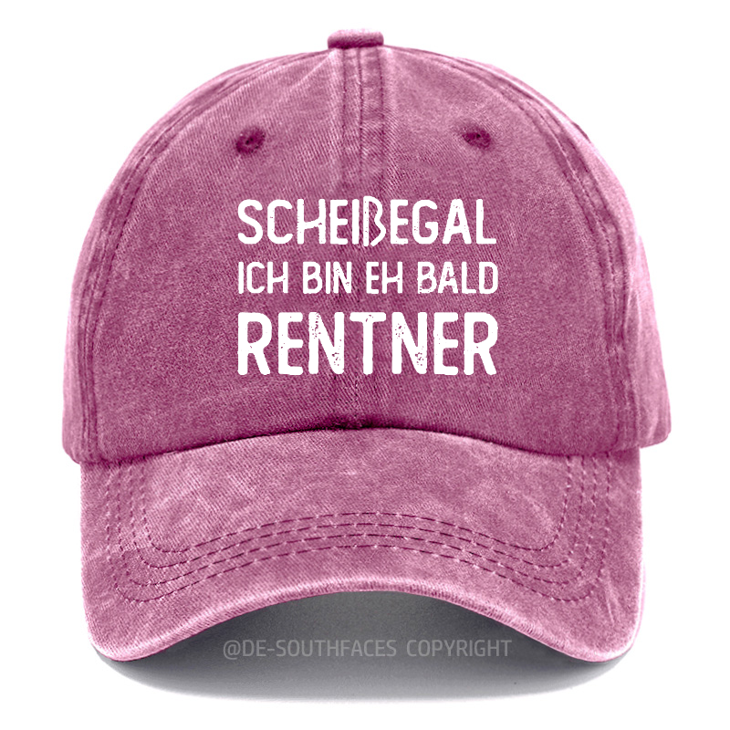 Scheiβegal Ich Bin Eh Bald Rentner Baseball Cap