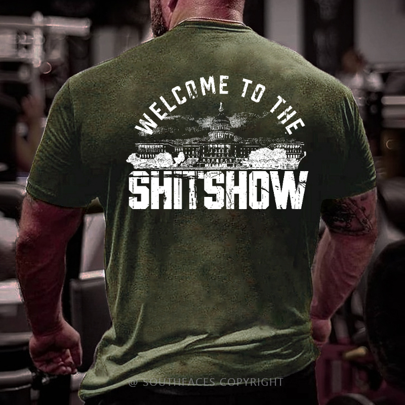 Welcome To The Shit Show Print Men's T-shirt
