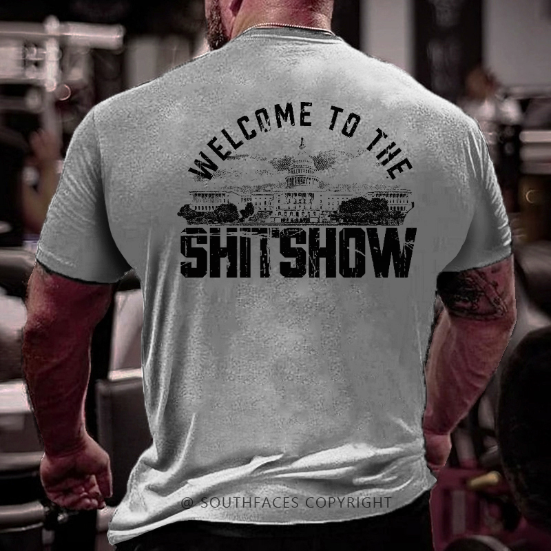 Welcome To The Shit Show Print Men's T-shirt