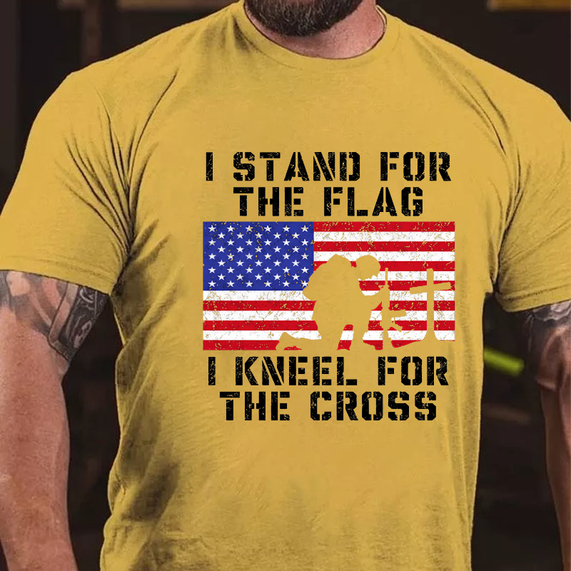 I Stand For The Flag I Kneel For The Cross T-shirt
