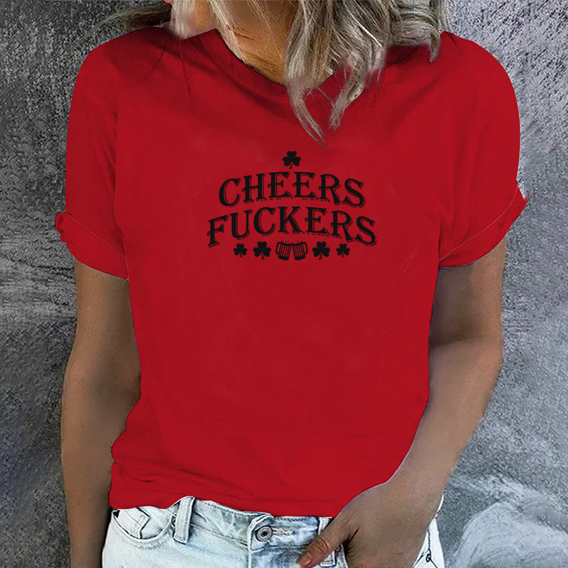 CheersFuckers women T-shirt