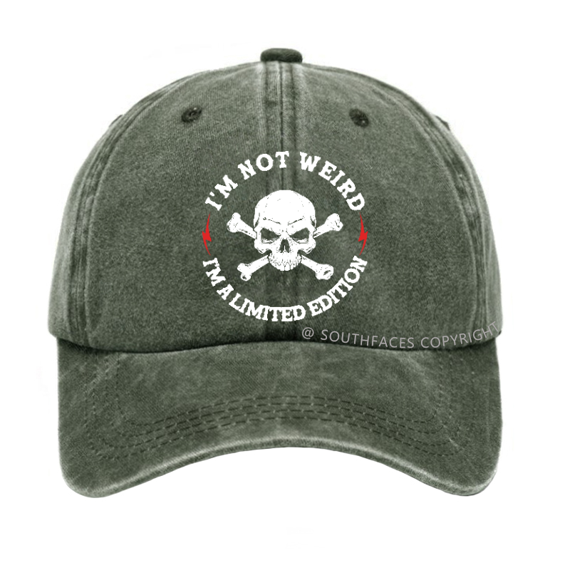 Personalized I'm Not Weird I'm A Limited Edition Hat