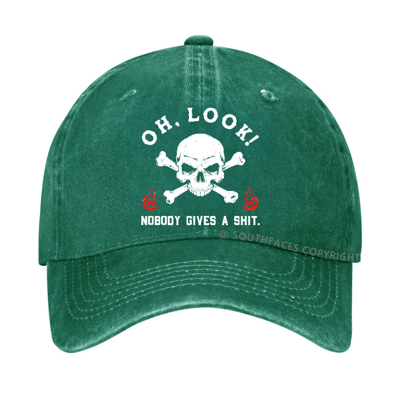 Personalized "Oh Look Nobody Gives A Shit" Hat