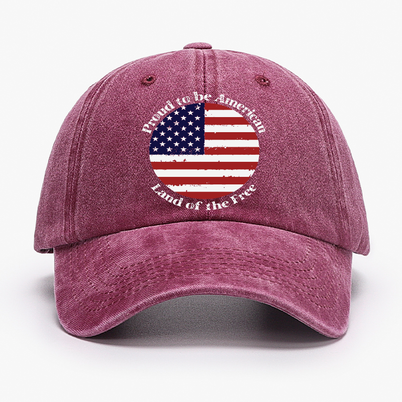 Men's Proud To Be American Land Of The Free Hat