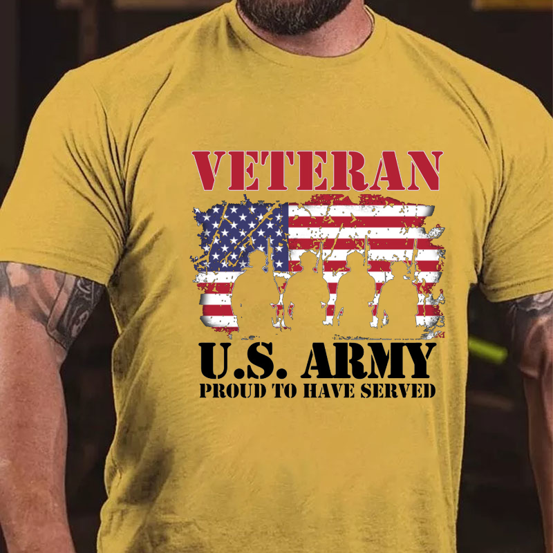 Veteran U.S. Army Proud To Have Served T-shirt