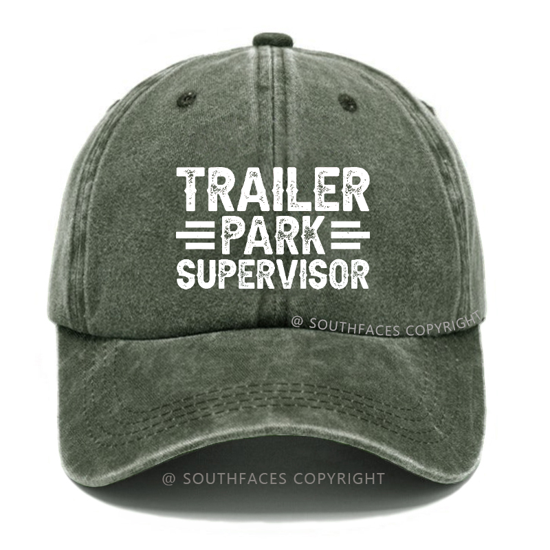 Trailer Park Supervisor Funny Sarcastic Gift Hat