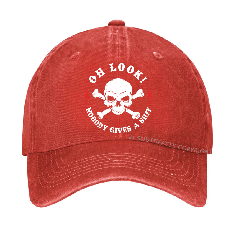 Personalized "Oh Look Nobody Gives A Shit" Hat