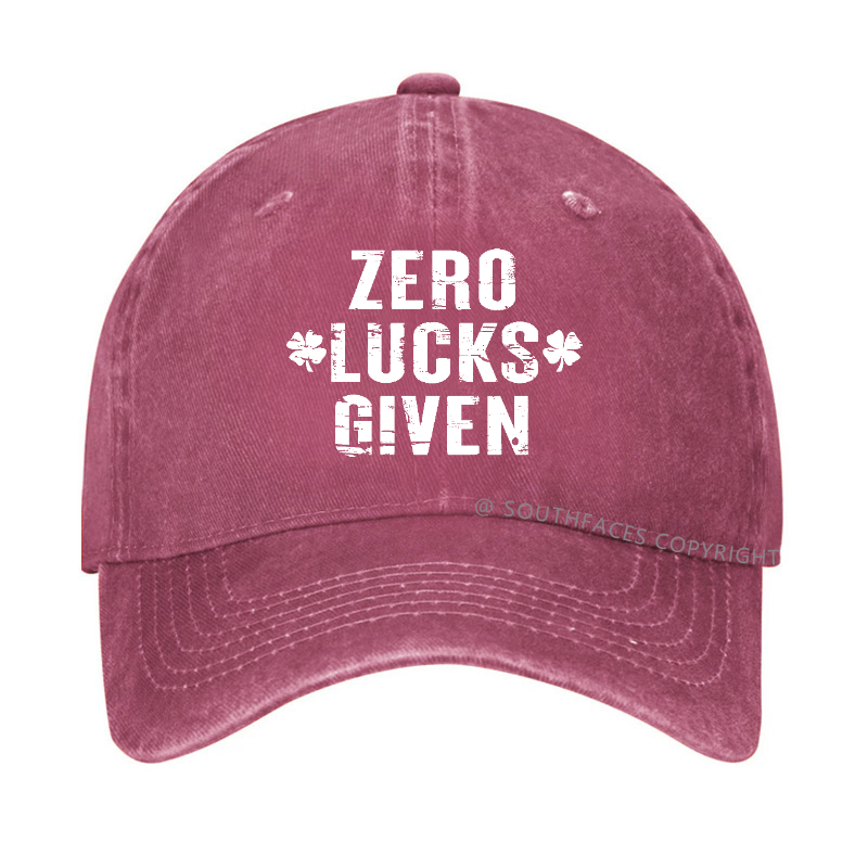 Zero Lucks Given Funny St. Patrick's Day Hat
