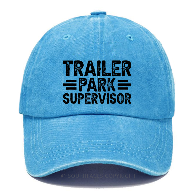 Trailer Park Supervisor Funny Sarcastic Gift Hat