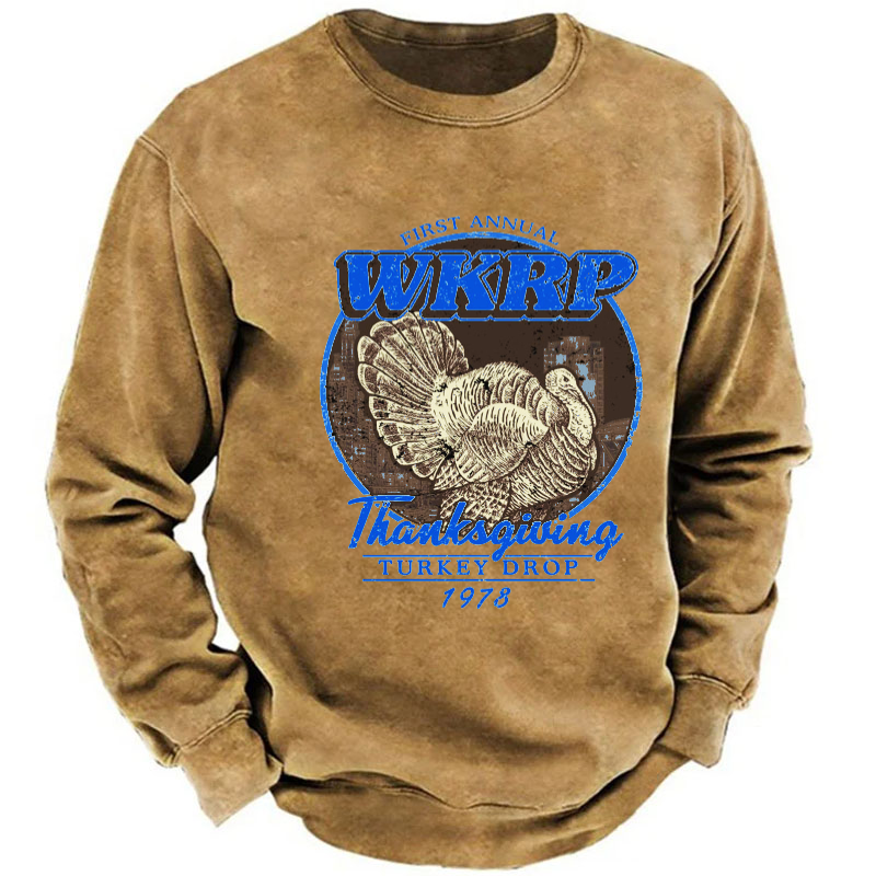 First Annual Wkrp Thanksgiving Turkey Drop 1978 Sweatshirt