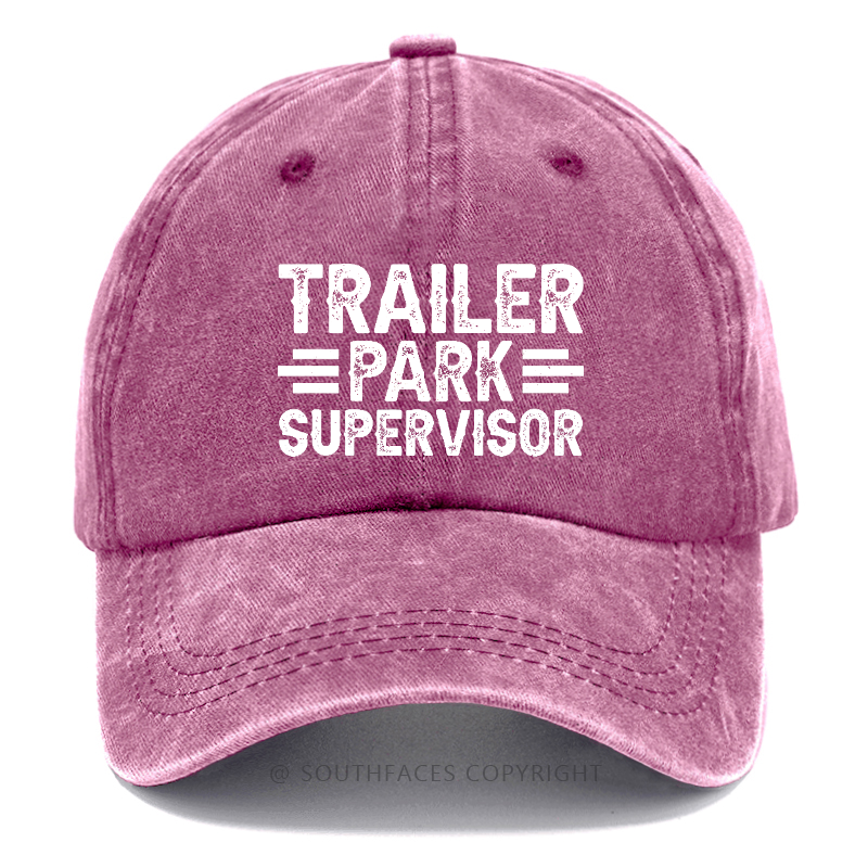 Trailer Park Supervisor Funny Sarcastic Gift Hat