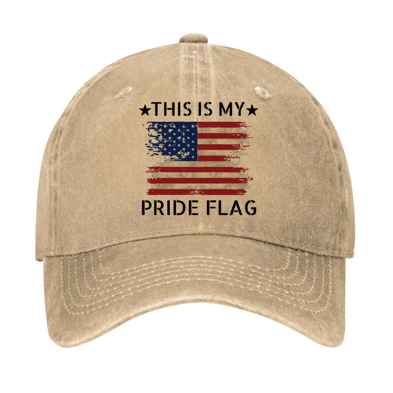 American Flag This Is My Pride Flag Hat