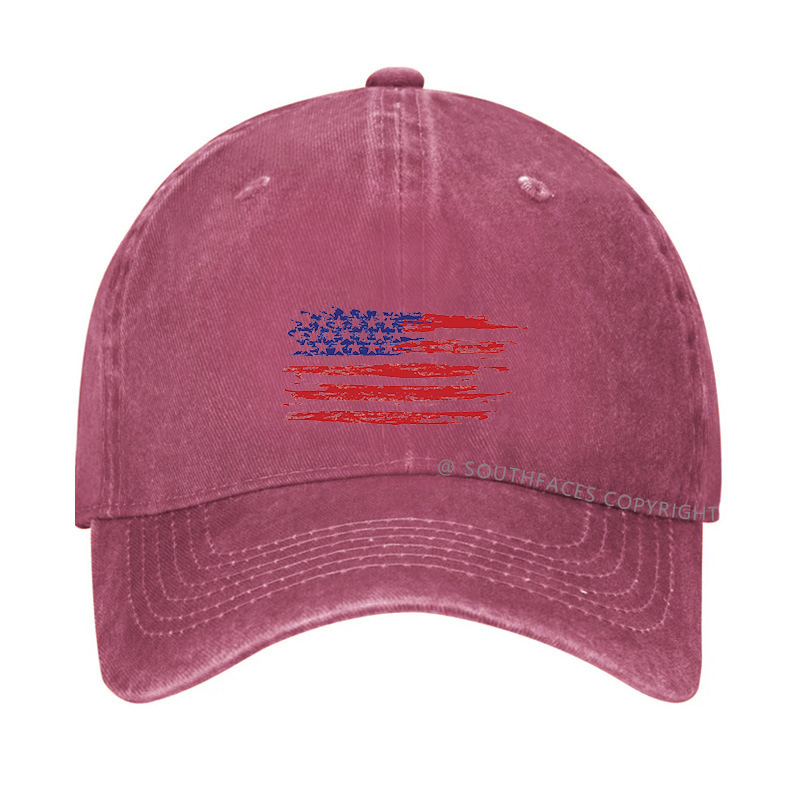 Colorful Flag Print Hat