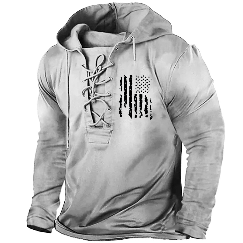 American Flag Retro Hoodie