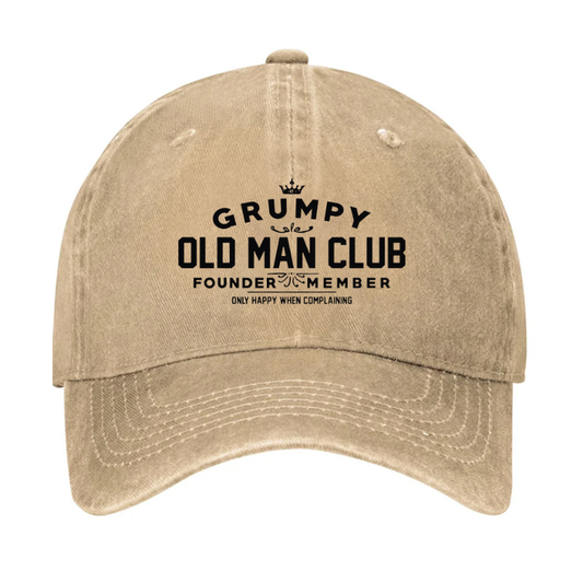Grumpy Old Man Club Hat