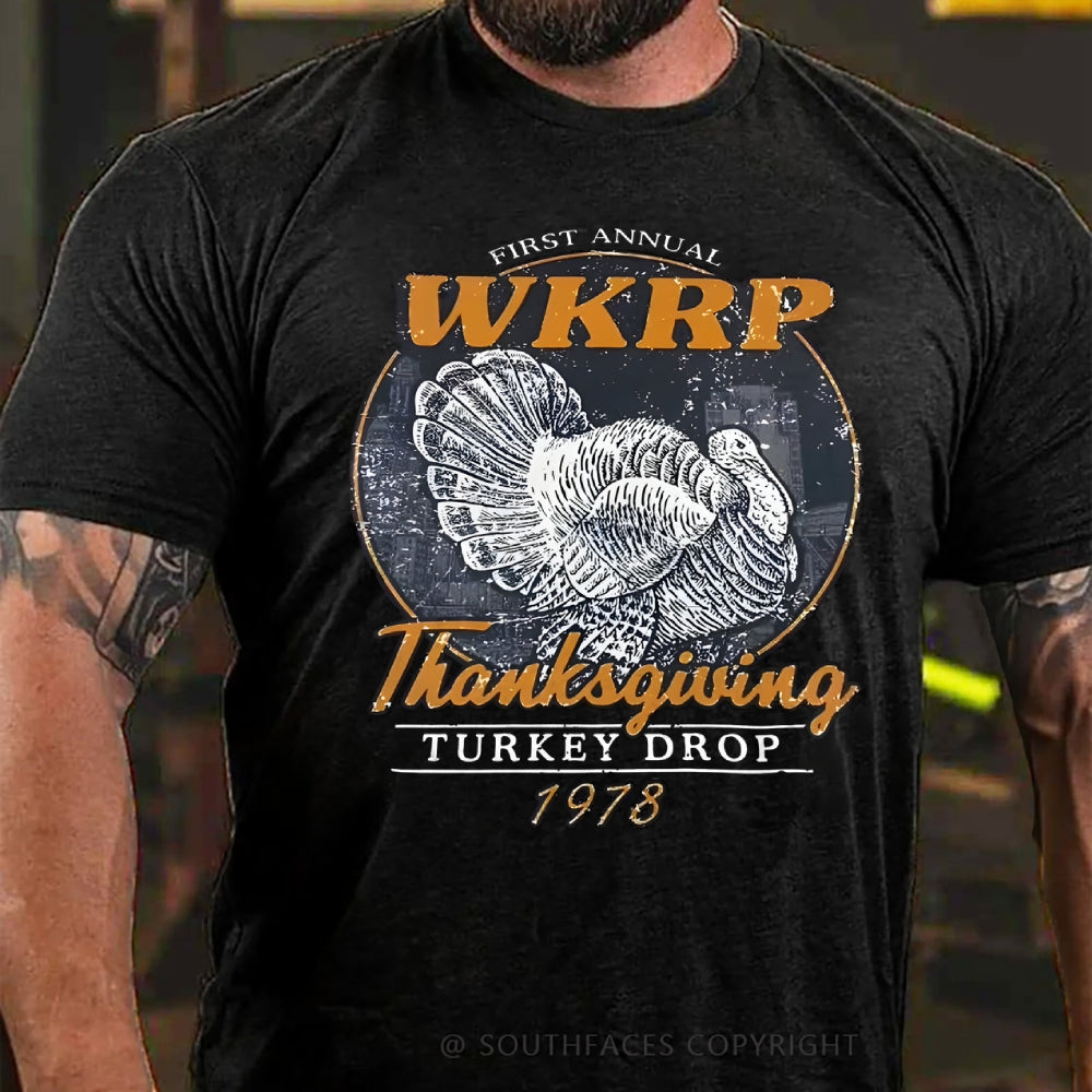 First Annual Wkrp Thanksgiving Turkey Drop T-Shirt