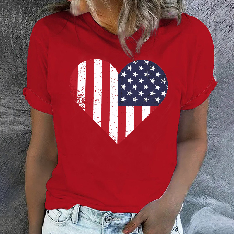 USA Flag 4th of July Independence Day American Flag T-shirt